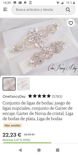 Liga de novia de Rosa Clará - 2