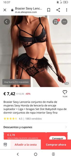 Ropa interior boda o noche de pasión😅 - 18