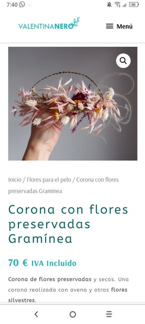 Corona de hojas - 5