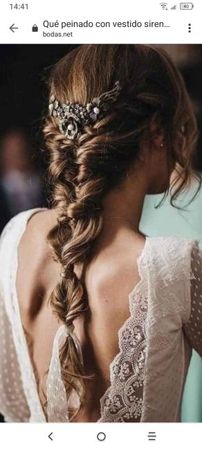 Qué peinado con vestido sirena ? - 1