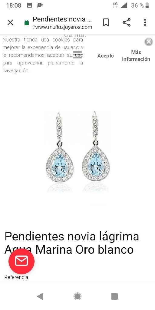 Pendientes azules - 1