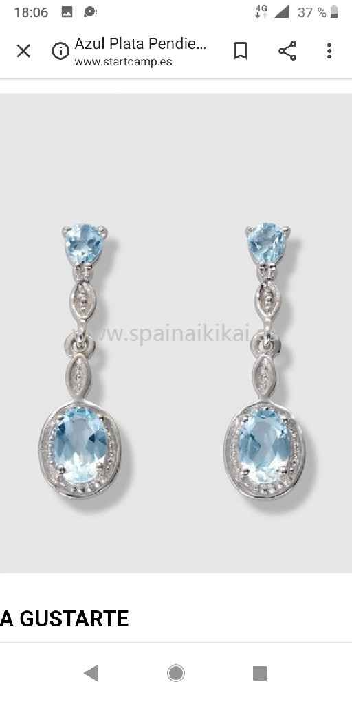 Pendientes azules - 1