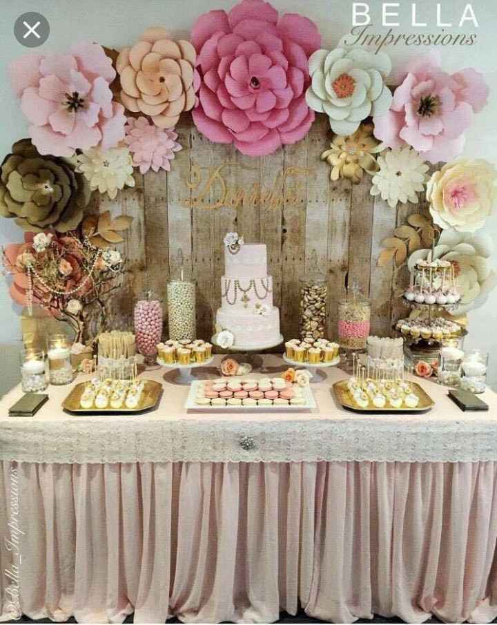 Os atrevéis a poner Mesas para tartas,dulces,cup cakes...rosas - 3