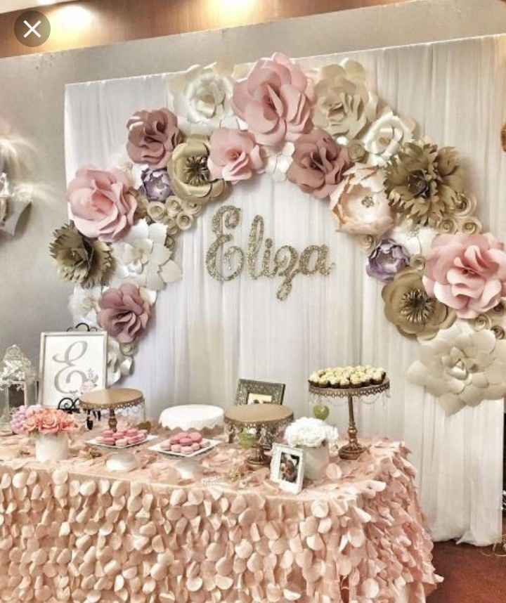 Os atrevéis a poner Mesas para tartas,dulces,cup cakes...rosas - 6