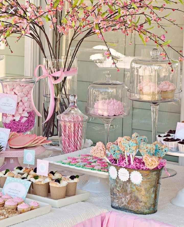 Os atrevéis a poner Mesas para tartas,dulces,cup cakes...rosas - 7