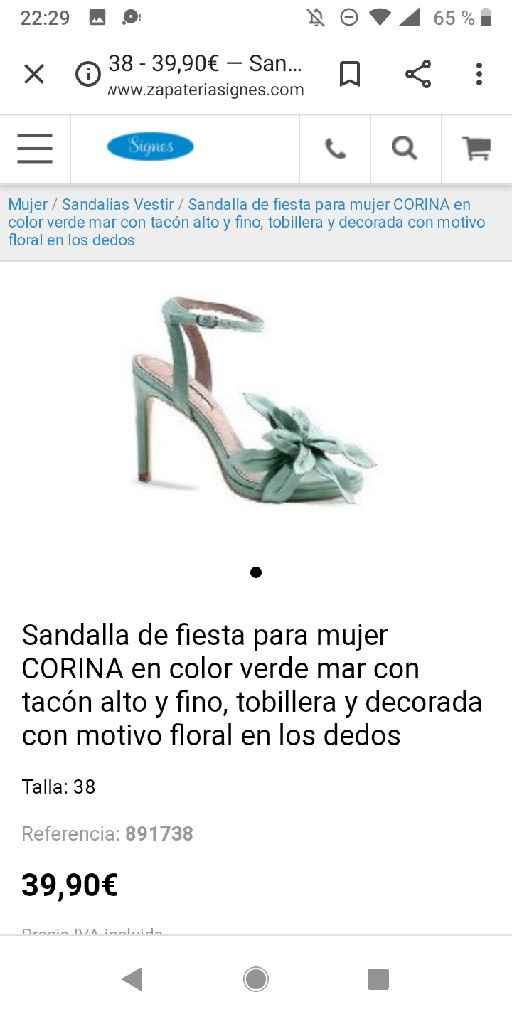 Zapatos verde agua - 2