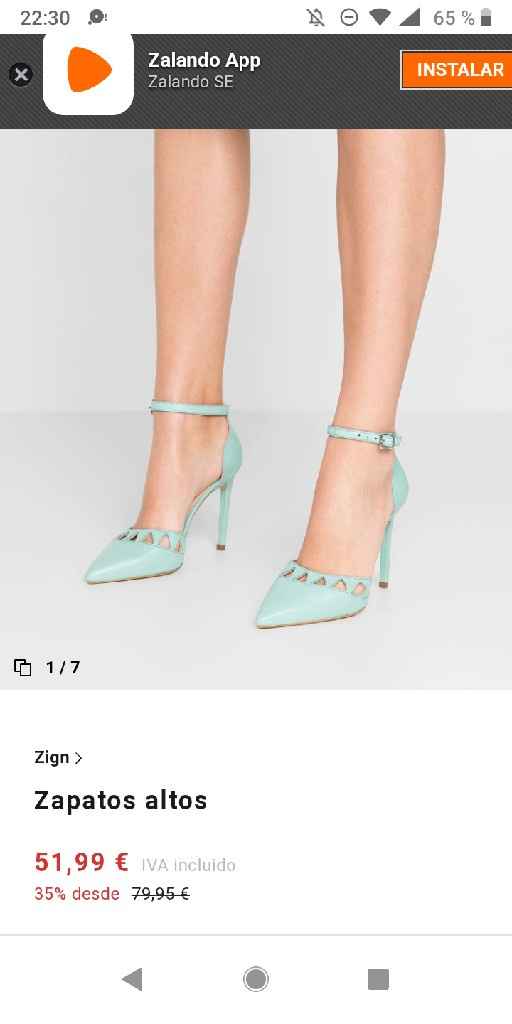 Zapatos verde agua - 3