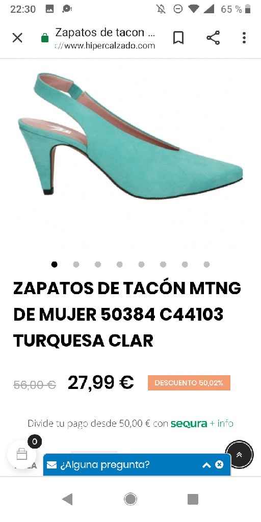 Zapatos verde agua - 4
