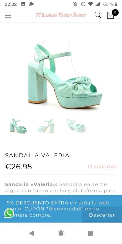 Zapatos verde agua - 5