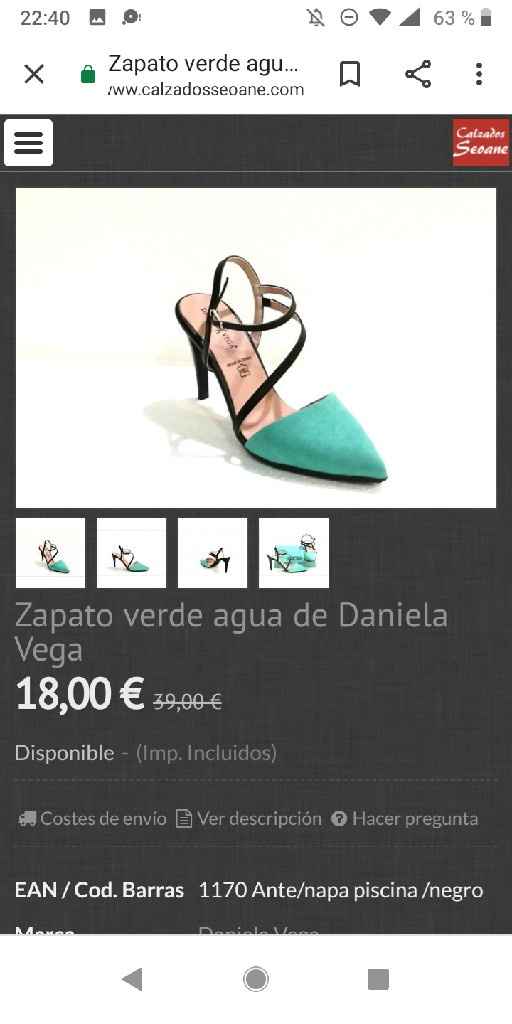 Zapatos verde agua - 6