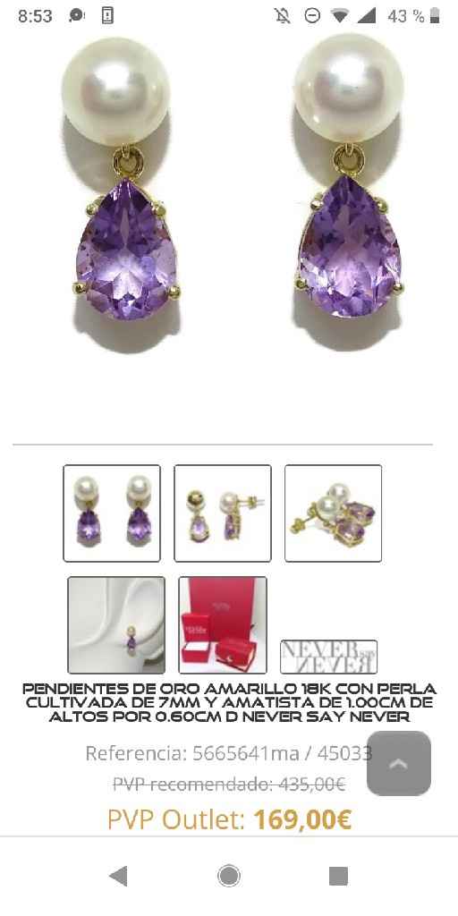 Pendientes de amatista - 1