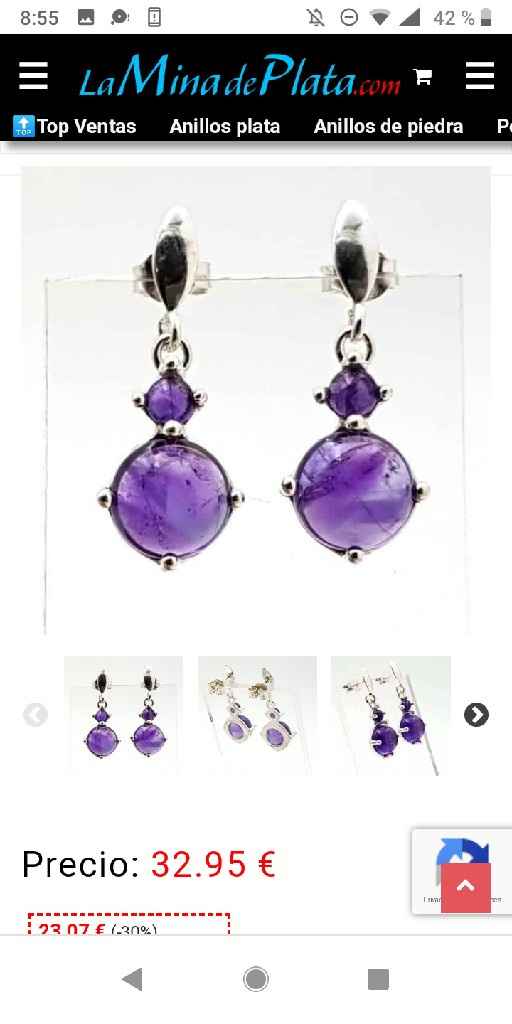Pendientes de amatista - 3