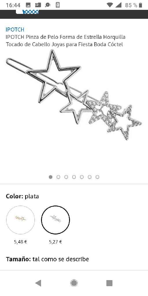 Adorno pelo a juego con colgante e ideas de peinado - 2