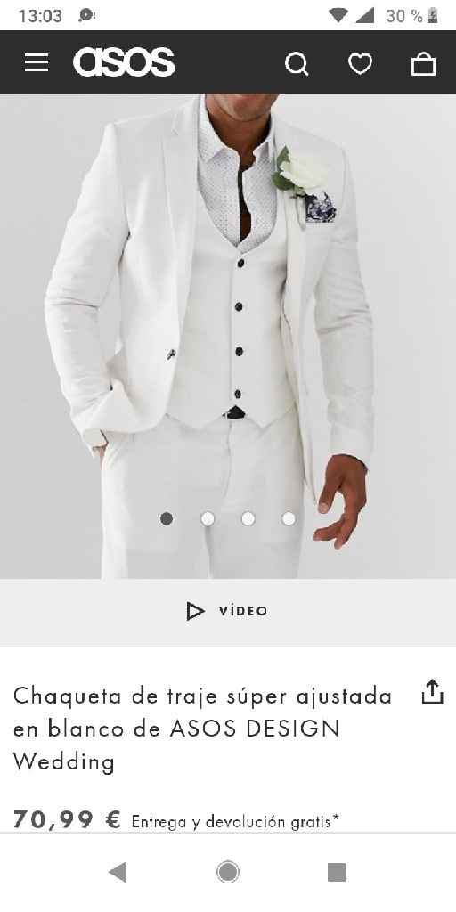Traje blanco - 1