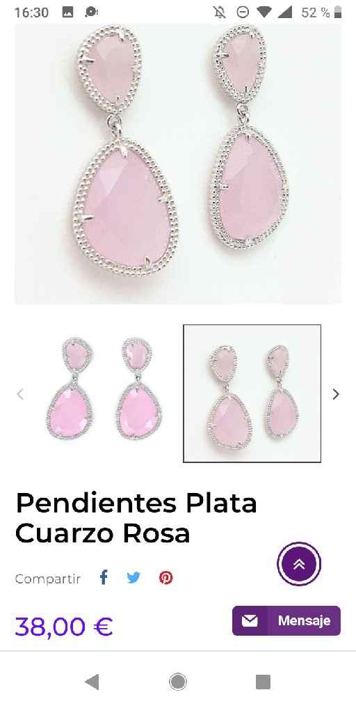 Pendientes novia - 3