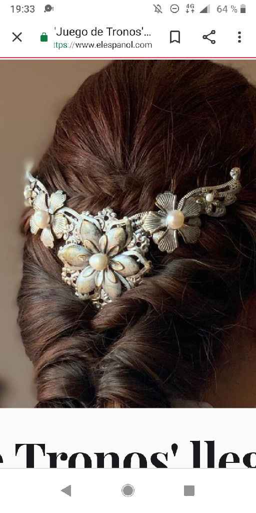 Tiaras,tocados de flores,pedrería,plata,dorado...cual eligiriais?? - 3