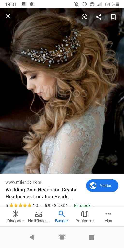 Tiaras,tocados de flores,pedrería,plata,dorado...cual eligiriais?? - 4