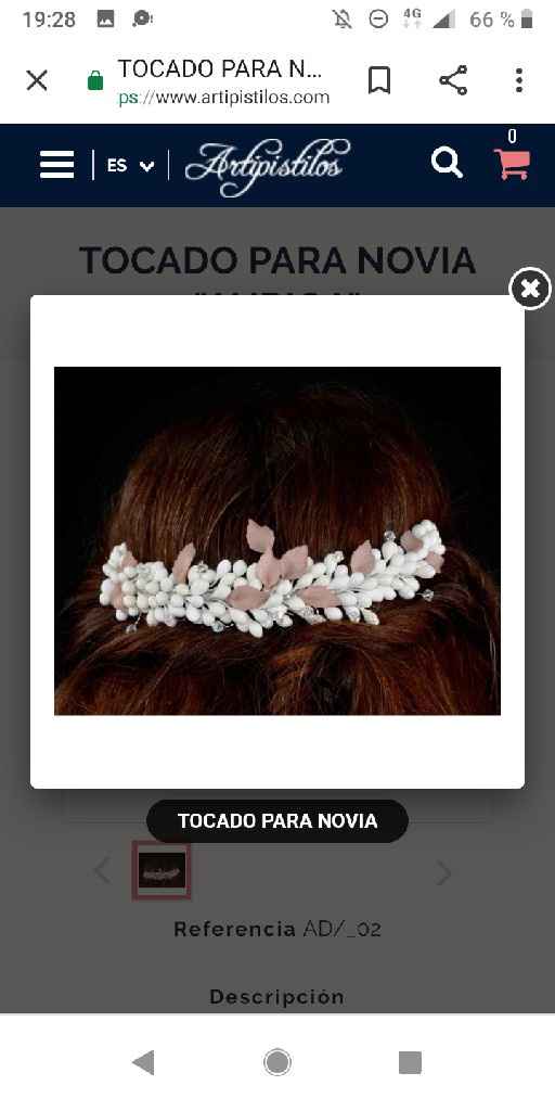Tiaras,tocados de flores,pedrería,plata,dorado...cual eligiriais?? - 12