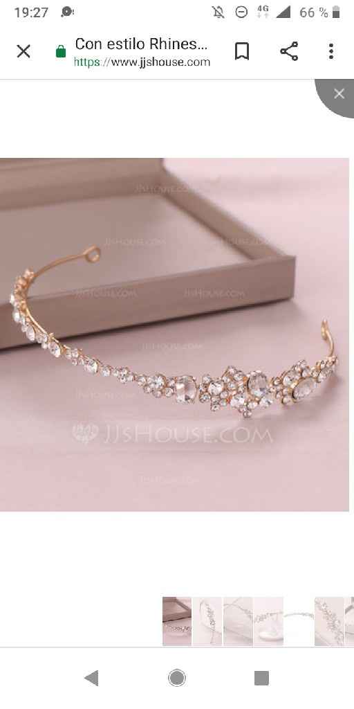 Tiaras,tocados de flores,pedrería,plata,dorado...cual eligiriais?? - 15