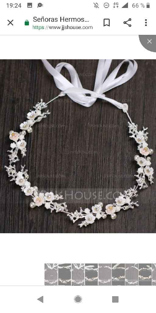 Tiaras,tocados de flores,pedrería,plata,dorado...cual eligiriais?? - 17
