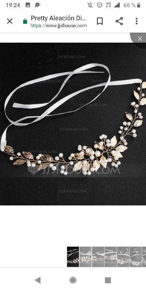 Tiaras,tocados de flores,pedrería,plata,dorado...cual eligiriais?? - 18