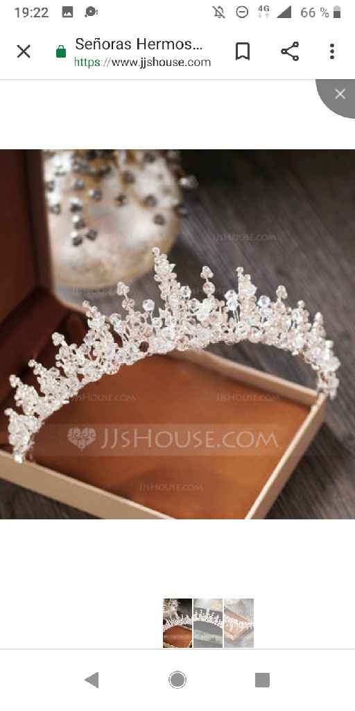Tiaras,tocados de flores,pedrería,plata,dorado...cual eligiriais?? - 20