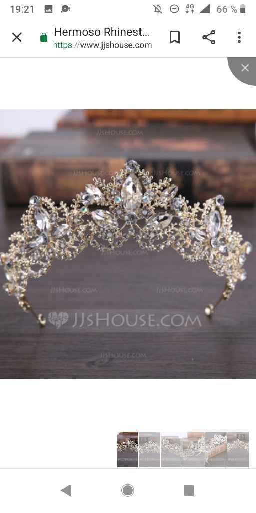 Tiaras,tocados de flores,pedrería,plata,dorado...cual eligiriais?? - 22