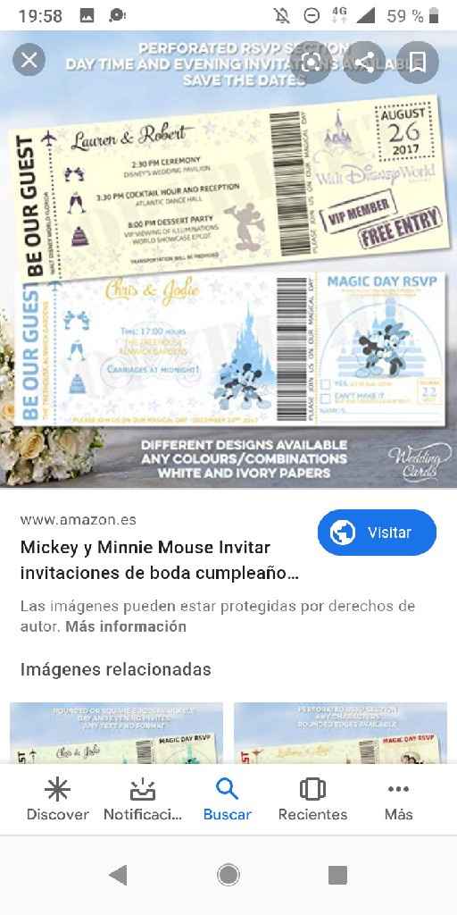 Invitaciones Disney...lo pondríais??? - 14