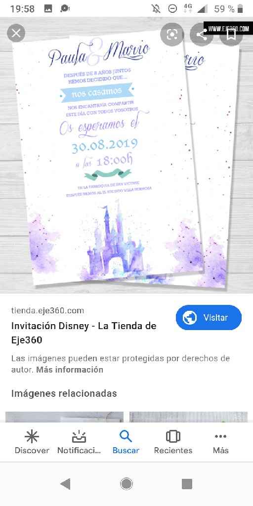 Invitaciones Disney...lo pondríais??? - 15