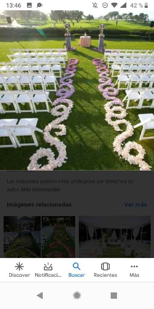 Decoración hasta el altar al aire libre - 4