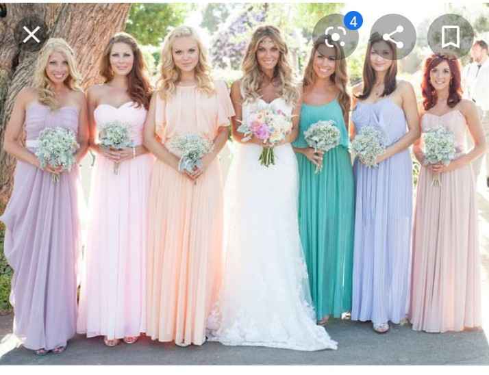 Damas de honor...iguales,diferentes ... - 3