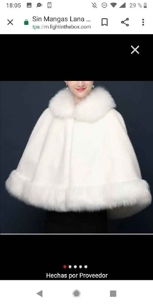 Abrigos,capas...para novias?? - 1