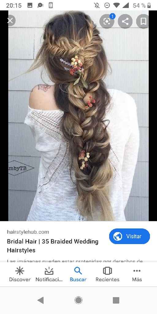 Peinados de trenzas novia - 6