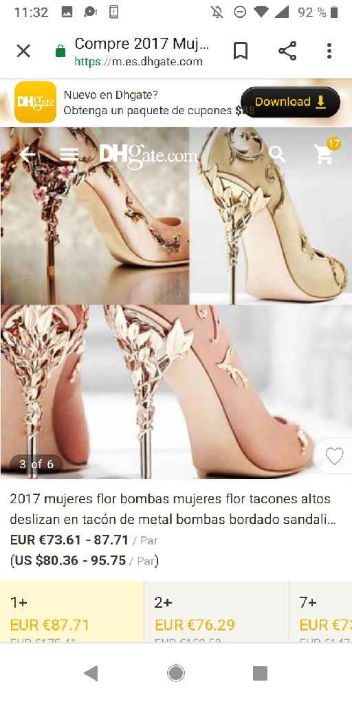 Zapatos con tacón enjoyado - 1