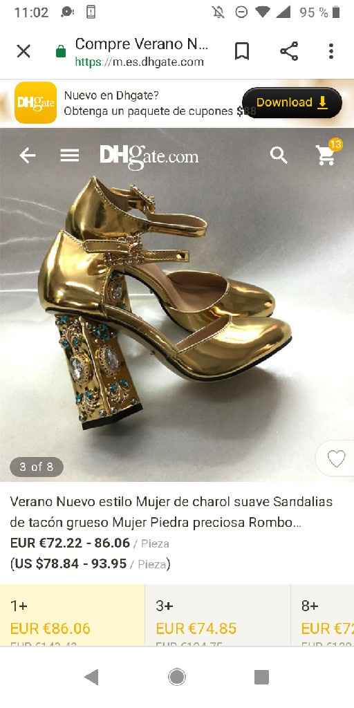 Zapatos con tacón enjoyado - 8