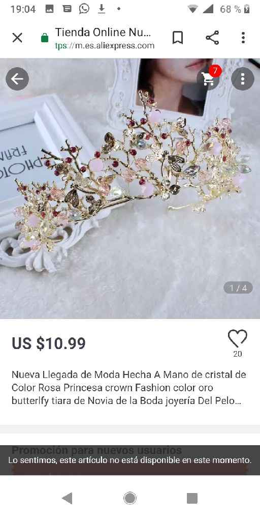 Tocado tiara - 1