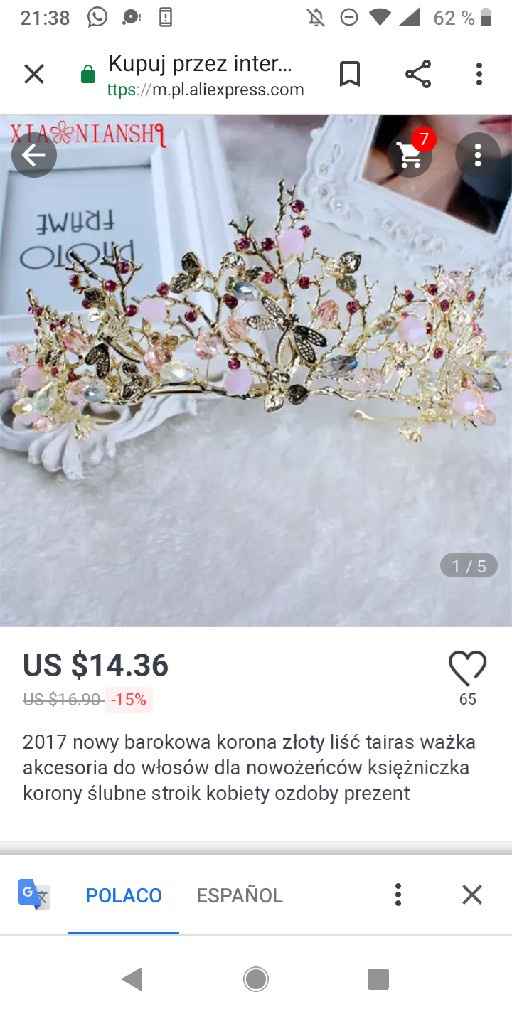 Tocado tiara - 1