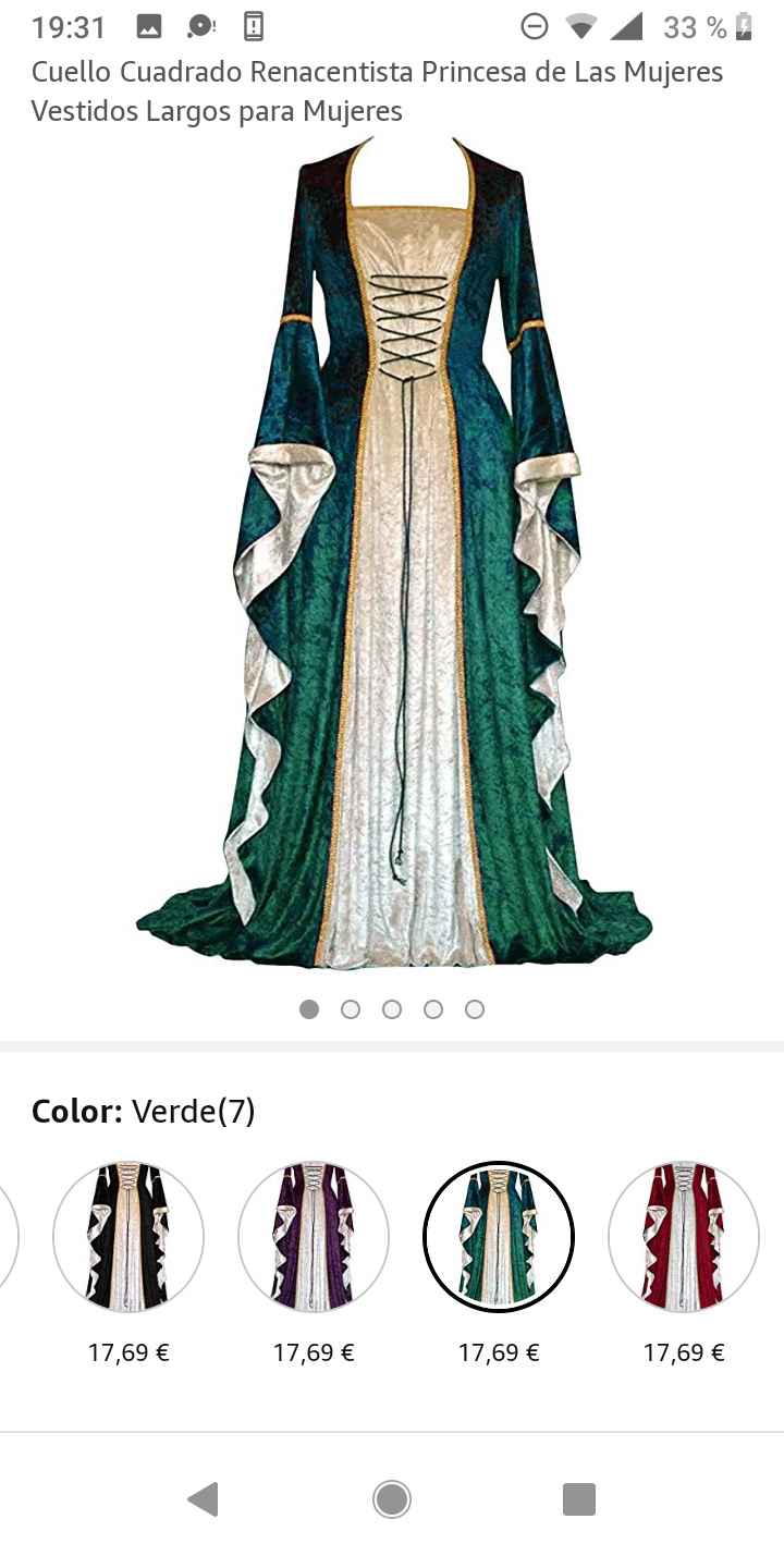 Boda medieval: vestidos de invitadas medievales 8