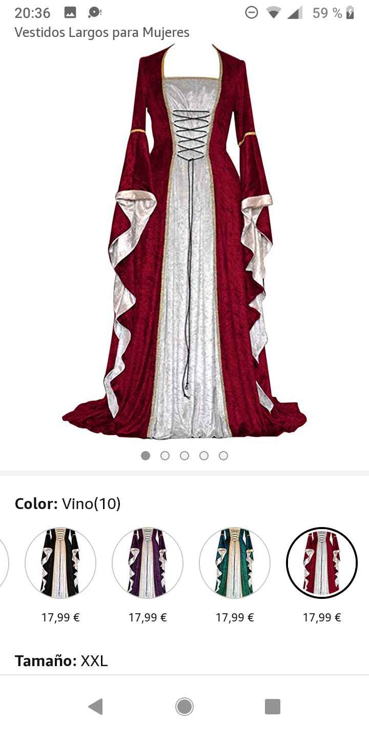 Boda medieval: vestidos de invitadas medievales 7