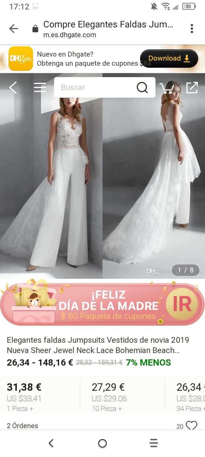 Trajes de novia de pantalón!!!😍 11