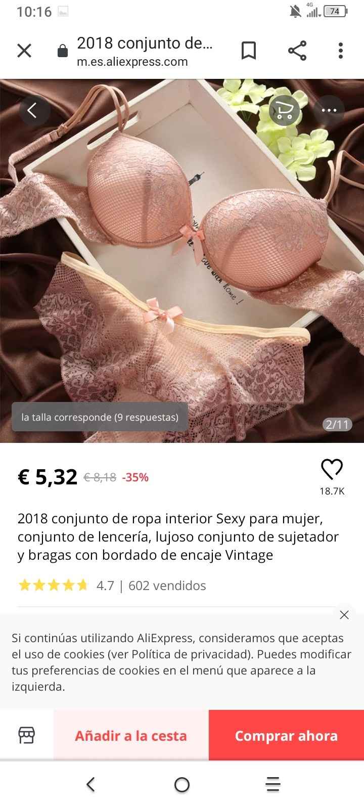 Ropa interior boda o noche de pasión😅 2