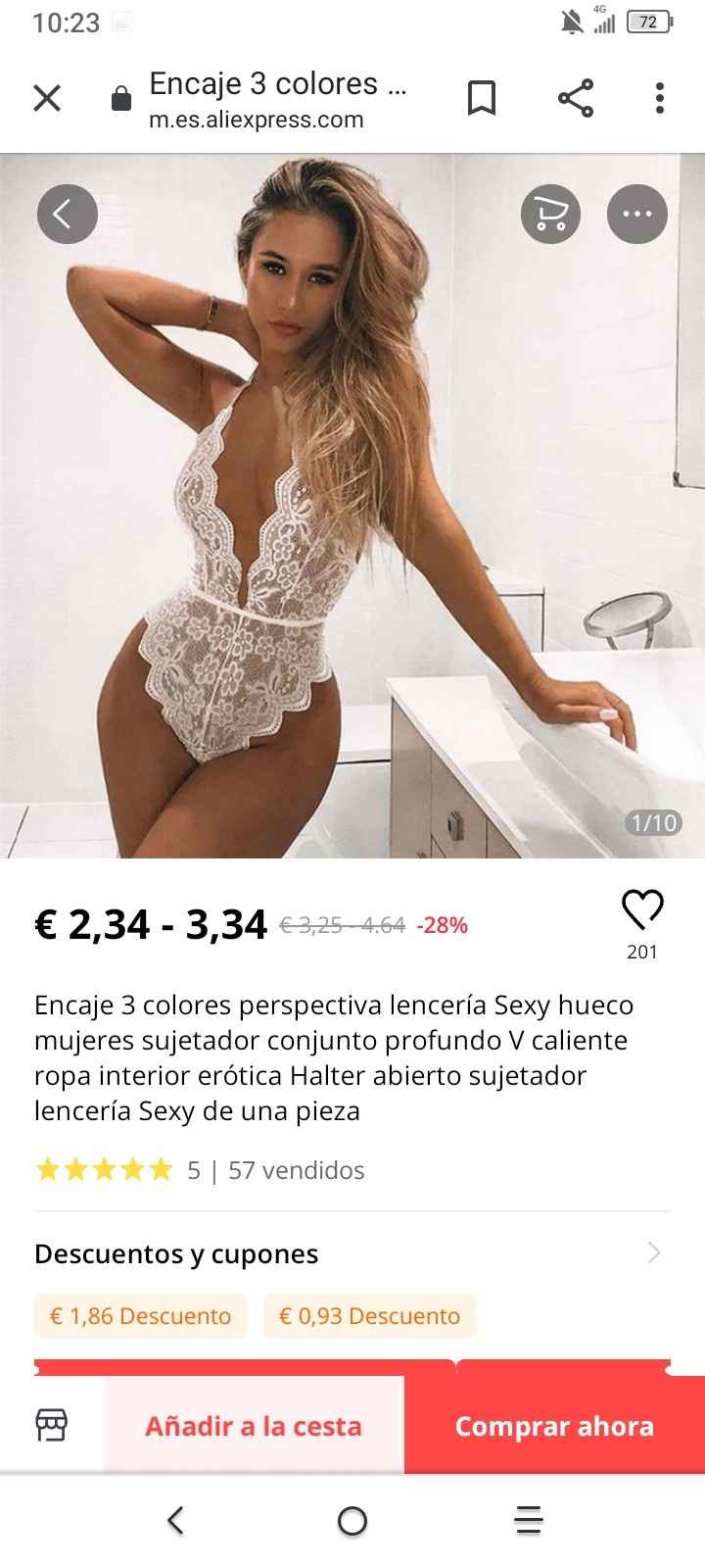 Ropa interior boda o noche de pasión😅 5