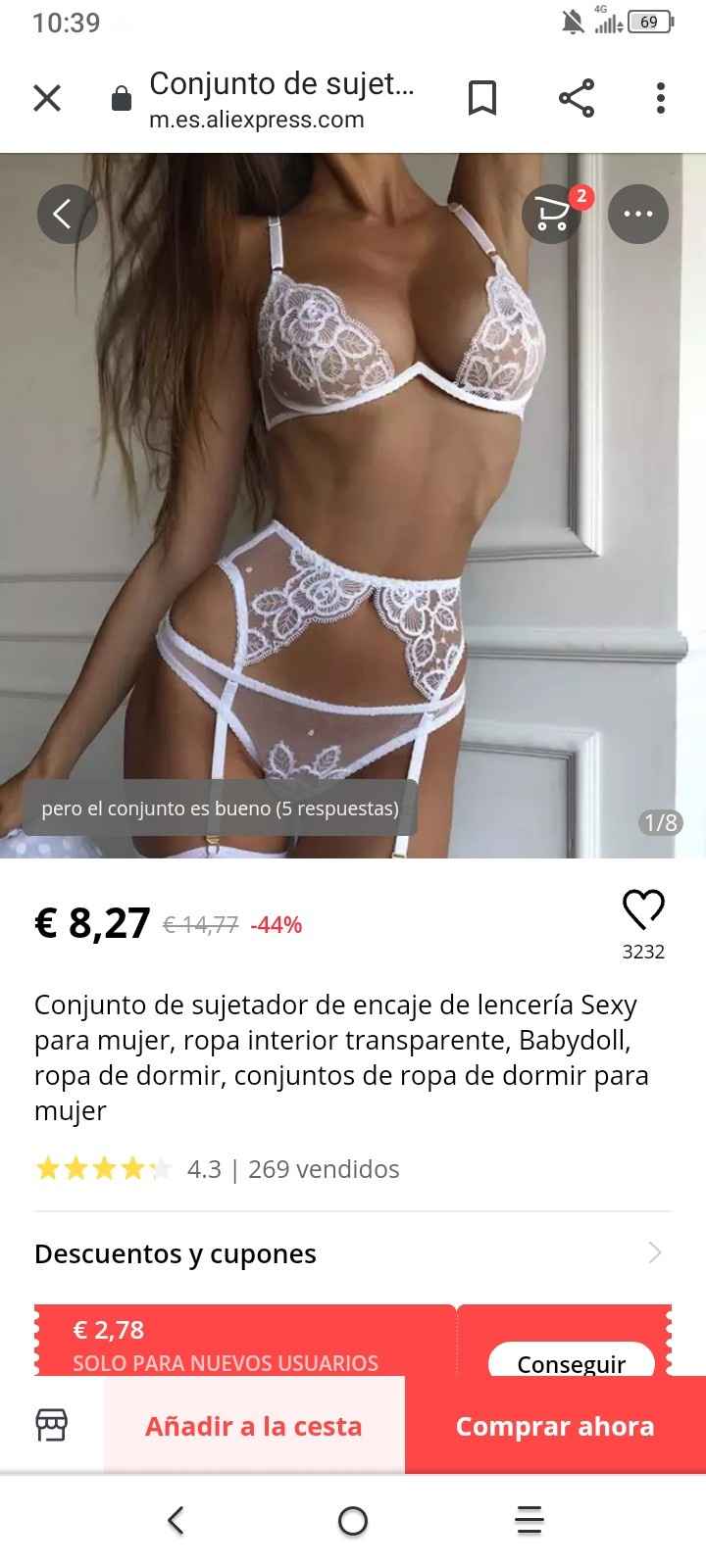 Ropa interior boda o noche de pasión😅 22