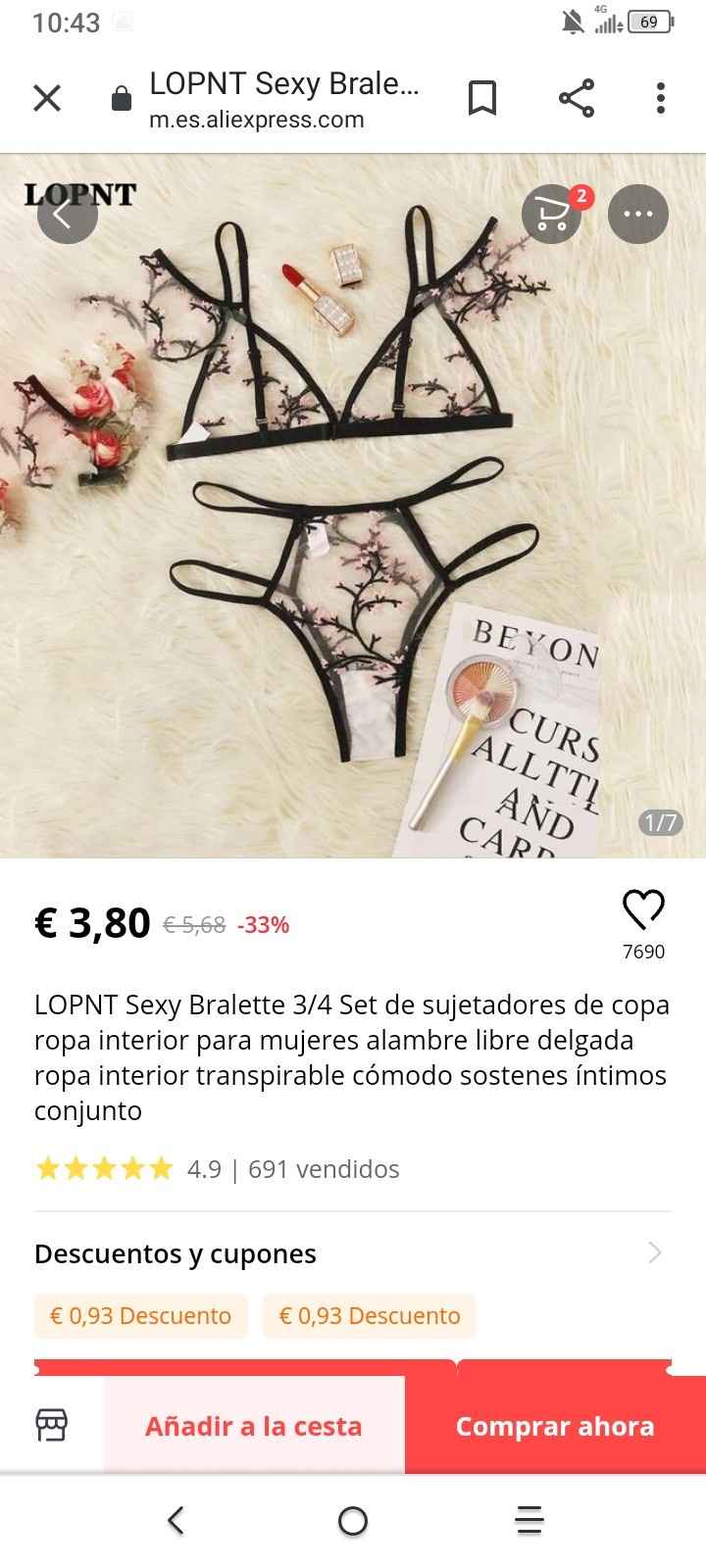 Ropa interior boda o noche de pasión😅 30