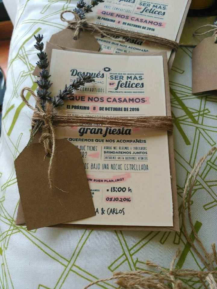 Por fin tengo mis invitaciones!!! - 1
