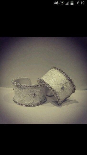 Pulseras hechas con vuestro vestido de novia - 3