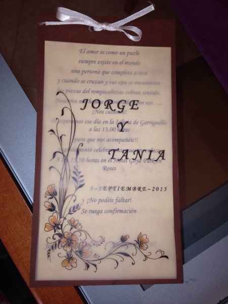Ya tengo mis invitaciones caseras! - 2