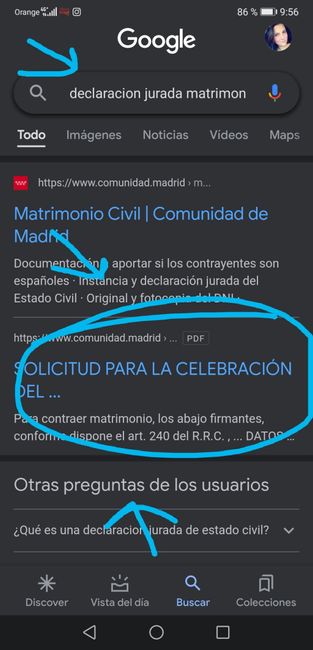 Papeleo boda civil 1