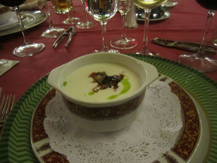Primer plato (antes va el cóctel de bienvenida)