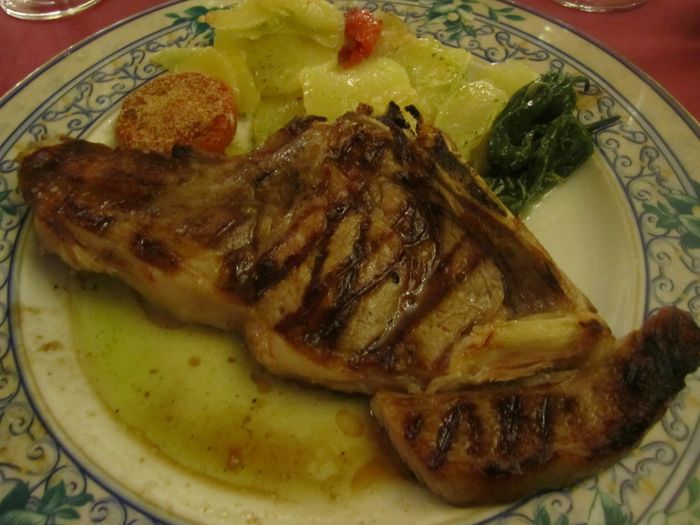 Tercer plato, ya había empezado a comermelo jeje